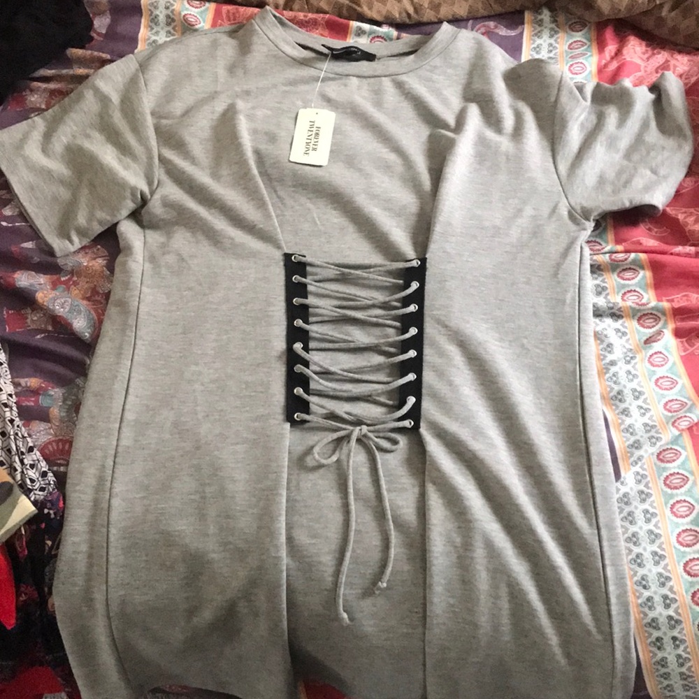 Forever 21 T-shirt corset dress